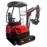 1.4 ton, Kubota Diesel Engine Mini & Small Excavator w/ Side Swing Boom | AGT-NT18