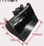 11-in-1 Mini Excavator Attachment Combo Kit – All Essential Tools for Worksites