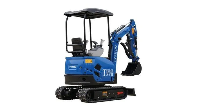 2025 3800 lb TYPHON TERROR XVII Mini Excavator Rubber Track with Kubota D902 Diesel Engine 2025 3800 lb TYPHON TERROR XVII Mini Excavator Rubber Track with Kubota D902 Diesel Engine