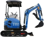 2025 3800 lb TYPHON TERROR XVII Mini Excavator Rubber Track with Kubota D902 Diesel Engine