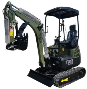 2025 4,000 lb TYPHON TERROR XVIII Mini Excavator – Kubota D902 Diesel Engine | EPA Certified
