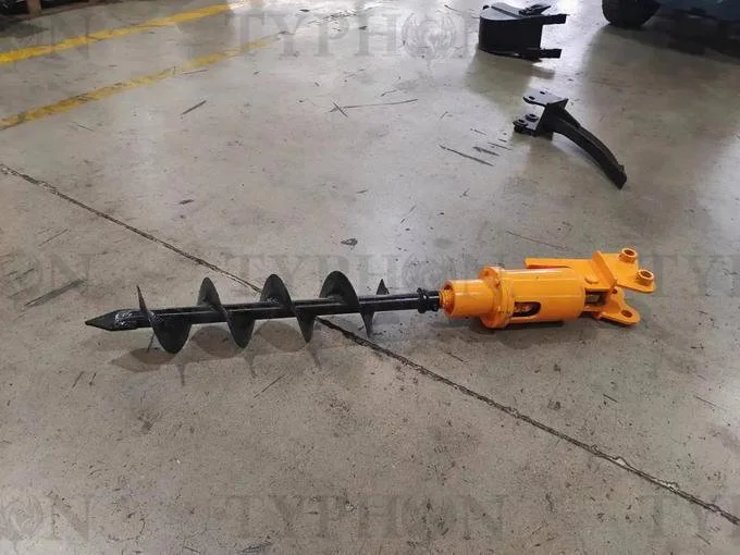 2.5 ton Excavator Attachment Hydraulic Earth Auger Post Hole Digger 8inch Dia 2.5 ton Excavator Attachment Hydraulic Earth Auger Post Hole Digger 8inch Dia