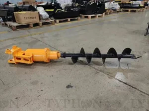 2.5 ton Excavator Attachment Hydraulic Earth Auger Post Hole Digger 8inch Dia