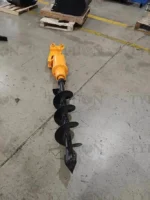 2.5 ton Excavator Attachment Hydraulic Earth Auger Post Hole Digger 8inch Dia