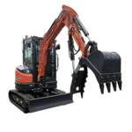 2.8 Ton, Kubota Diesel Engine Mini Excavator w/ Hydraulic Thumb | CFG-35UF