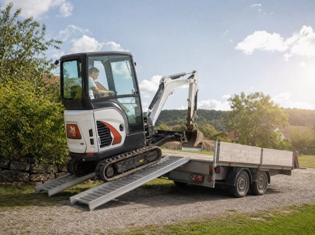 How to Load and Transport a Mini Excavator Safely