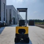 In USA Mini Excavator 1 Ton Digger 13.5hp Gas Tracked Crawler B&S EPA Engine