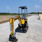 In USA Mini Excavator 1 Ton Digger 13.5hp Gas Tracked Crawler B&S EPA Engine