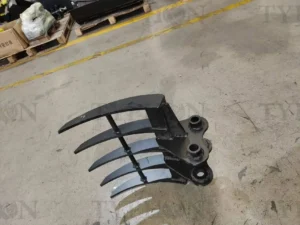 Mini Excavator Attachment Rake 22″ Wide TYPHON Attachments For 2-3.5 ton Diggers