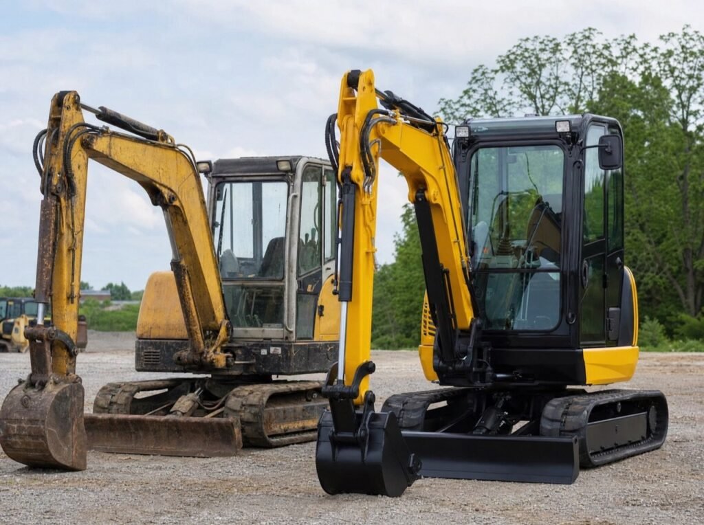 New vs Used Mini Excavators: Is Buying New Worth It?