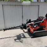Skid Steer Loader Earth Auger Attachment