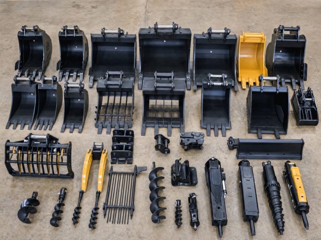 Top  Mini Excavator Attachments and What They Do