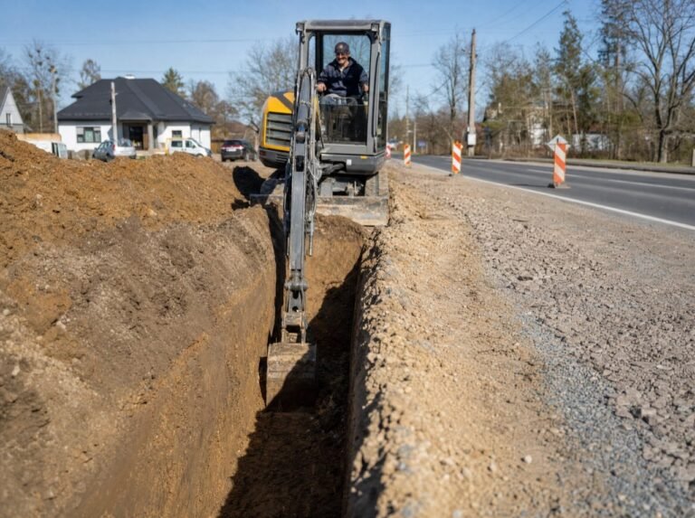 Trenching and Utility Work with a Mini Excavator