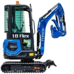 TYPHON 18 FLEX PRO 1.8 Ton Mini Excavator USA with 12 attachments