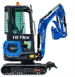 TYPHON 18 FLEX PRO 1.8 Ton Mini Excavator USA with 12 attachments