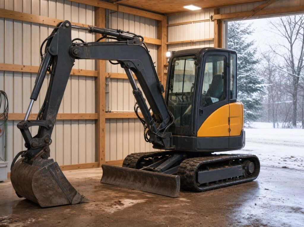 Winterizing and Storing Your Mini Excavator