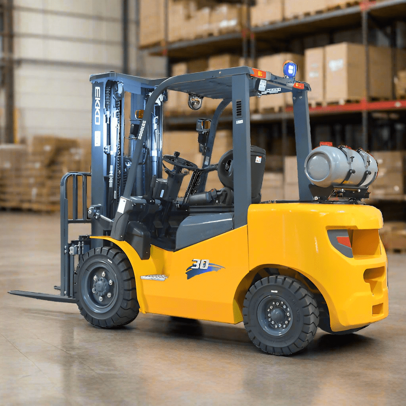 d59a63_2646c281d4ed4c7eb7e768c045e2cfe7mv2.png EKKO EK30LP Pneumatic Forklift (LPG) 6000 lbs cap, 189" Lift Height - Image 1