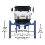 Atlas Platinum PVL14 4 Post Lift + RJ7000 Rolling Jacks ALI Certified Combo - Image 4