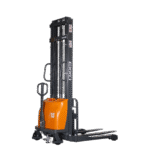 EKKO EA15A-138 3300lbs. Semi-Electric Straddle Stacker - Image 2