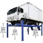 Atlas Platinum PVL14 4 ALI Certified 14,000 lb 4 Post Lift - Image 2