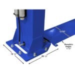 Atlas Platinum PVL9BP ALI Certified 9,000 lb Baseplate 2 Post Lift - Image 13
