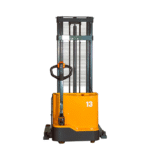 EKKO EB13C-138 2800 lb Full Powered Straddle Stacker - Image 3