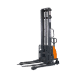 EKKO EA15A-138 3300lbs. Semi-Electric Straddle Stacker - Image 3