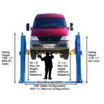 Atlas BP12000X 12,000 lb Baseplate 2 Post Lift - Image 9